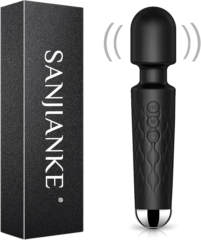 SANJIANKE Vibrator Vibrators Stimulation Waterproof Vibrating Black